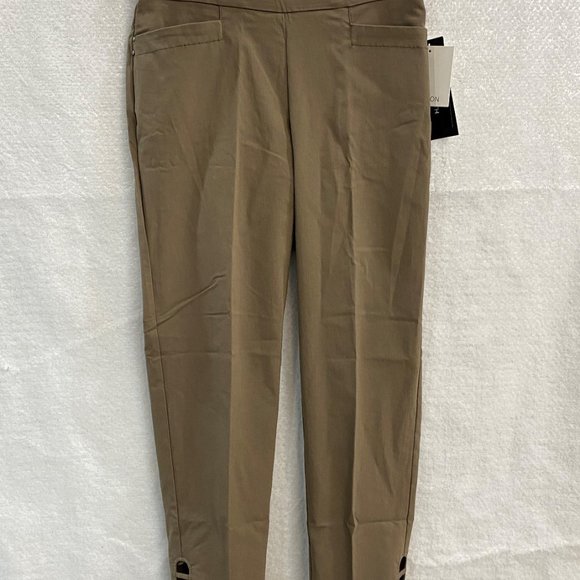 89th & Madison Comfort Waist Capri Pants Women's Small Brown Stretch NWT - Picture 3 of 12